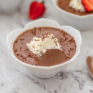 Keto Chocolate Pots De Creme - sugar free chocolate custard recipe