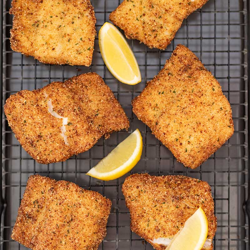 Keto Breaded Fish - easy fried fish recipe