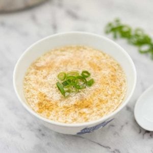 Keto Egg Drop Soup - easy chinese soup recipe