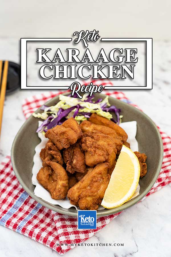 Keto Japanese Fried Chicken - easy karaage chicken recipe