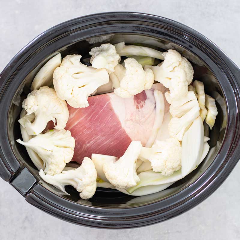 Pork and fennel soup Ingredients- slow cooker soup recipe