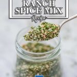 Keto Ranch Spice Mix - easy keto condiment recipe