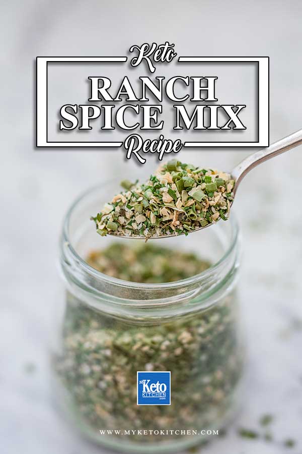 Keto Ranch Spice Mix - easy keto condiment recipe