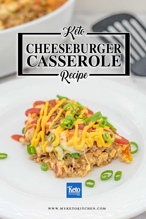 Cheeseburger Casserole - easy keto baked recipe