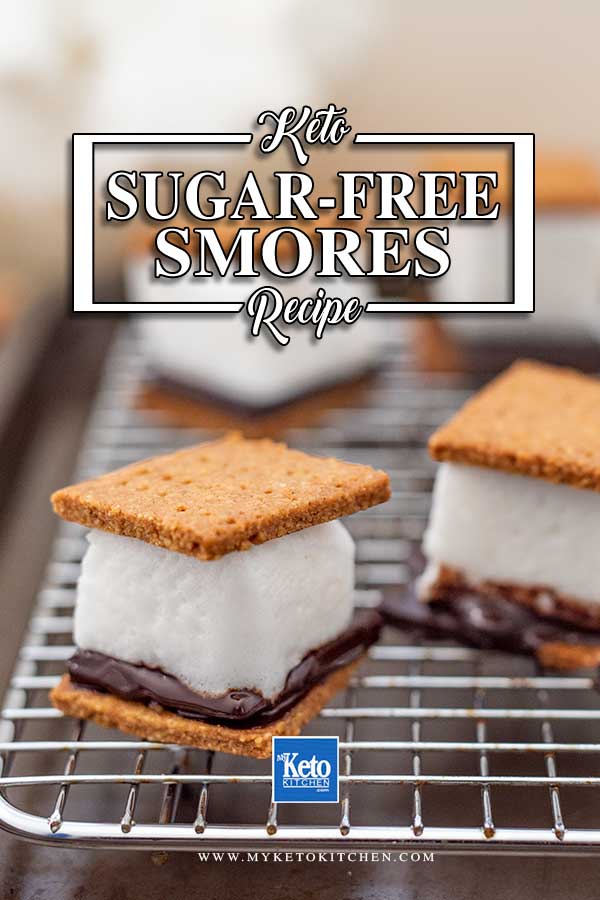 Low Carb Smores Ingredients - easy sugar free campfire recipe