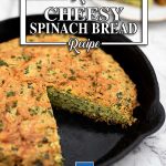Low Carb Spinach and Cheese Bread - easy keto quick bread recipe