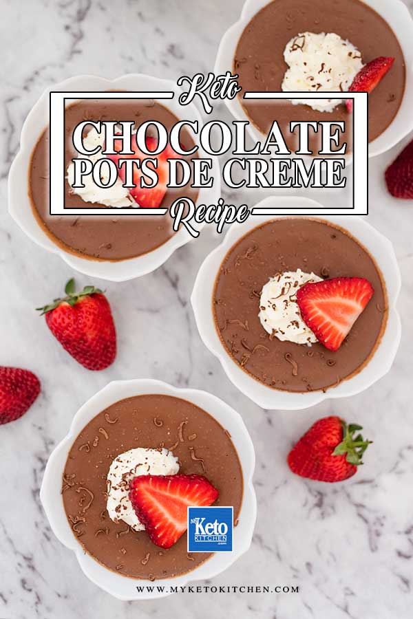 Sugar-Free Chocolate Pots De Creme - keto chocolate custard recipe