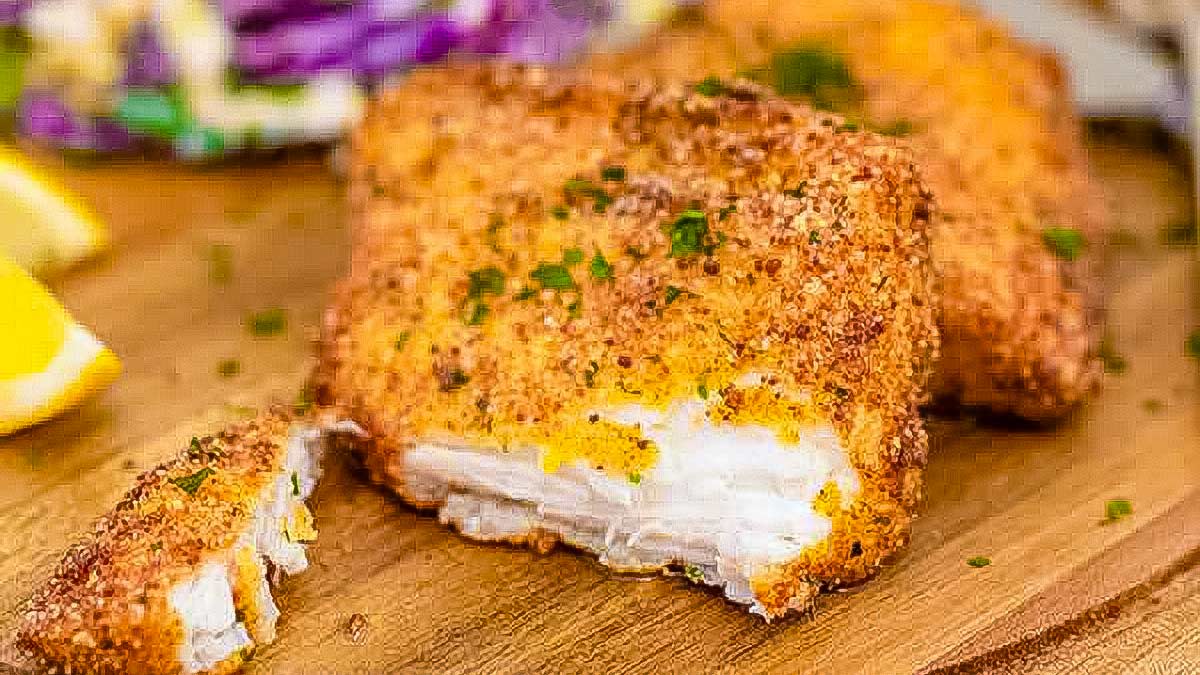 Keto Fried Fish Breaded (2g Carbs) - Recipe by My Keto Kitchen