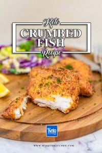 Keto Fried Fish Breaded (2g Carbs) | Recipe by My Keto Kitchen