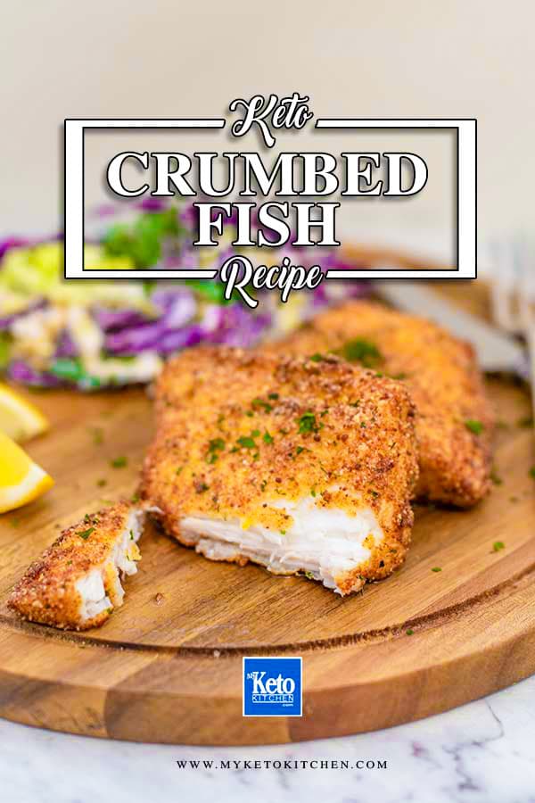 Keto Fried Fish Recipe Breaded and Crumbed