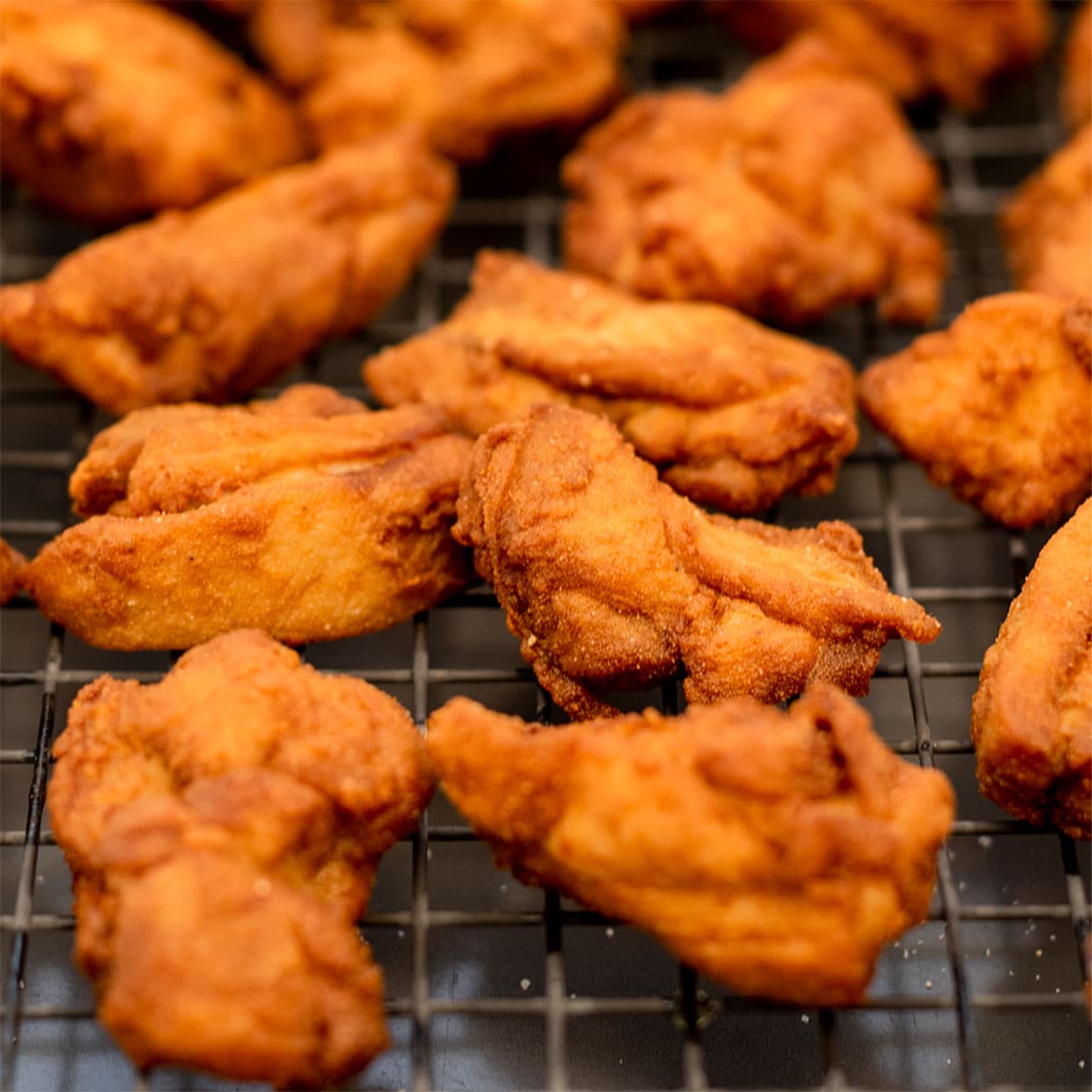 Karaage fried chicken.