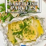 Lemon butter fish parcels recipe.