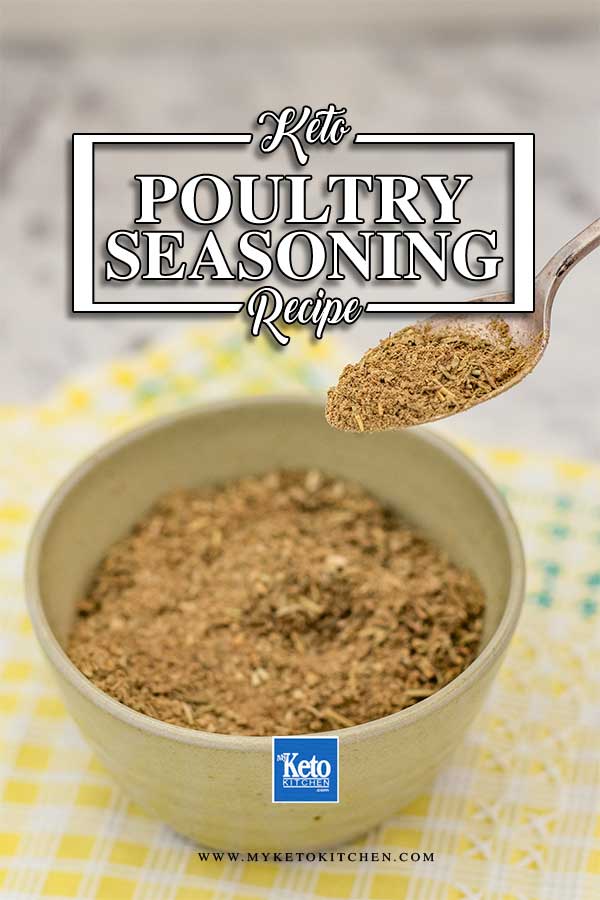 Easy Keto Poultry Seasoning - spice mix recipe