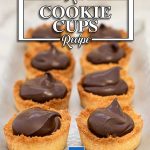 Keto Cookie Cups with Chocolate Ganache