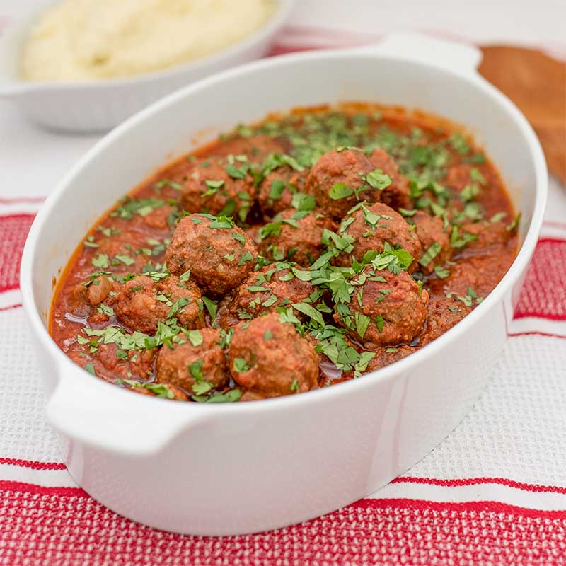 Keto Moroccan Beef Meatballs - easy slow cooker recipe