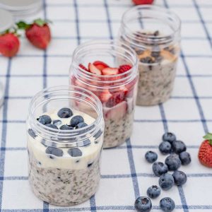 Keto Overnight Oats - easy breakfast recipe