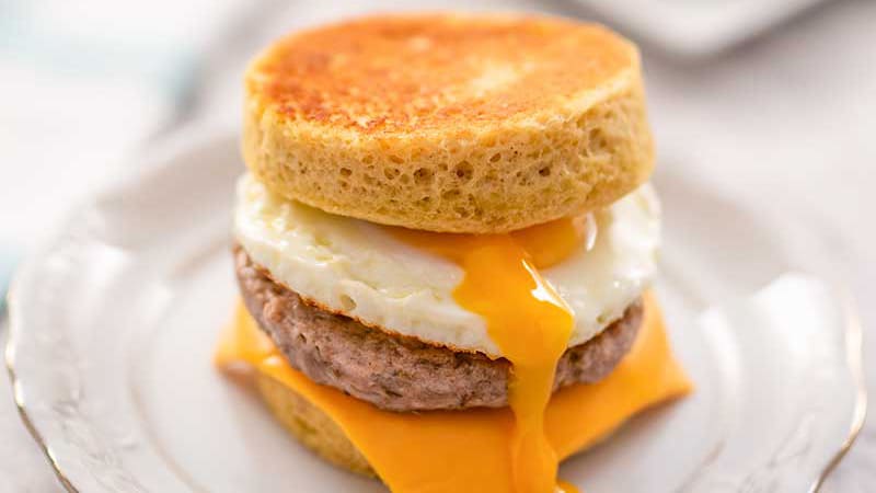 Keto Sausage and Egg Muffin
