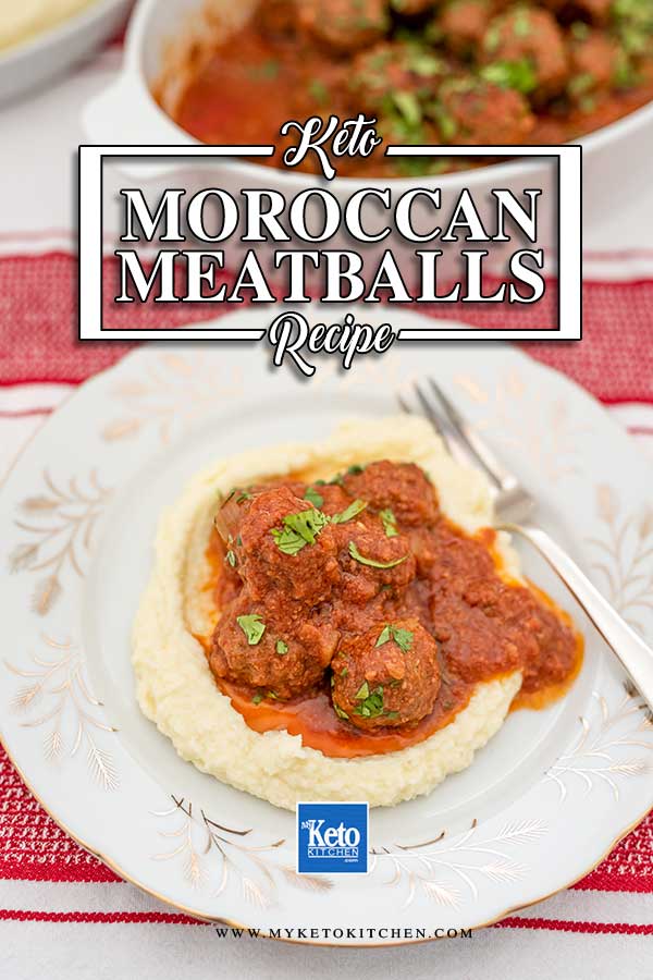 Juicy Moroccan Meatballs - easy keto slow cooker recipe