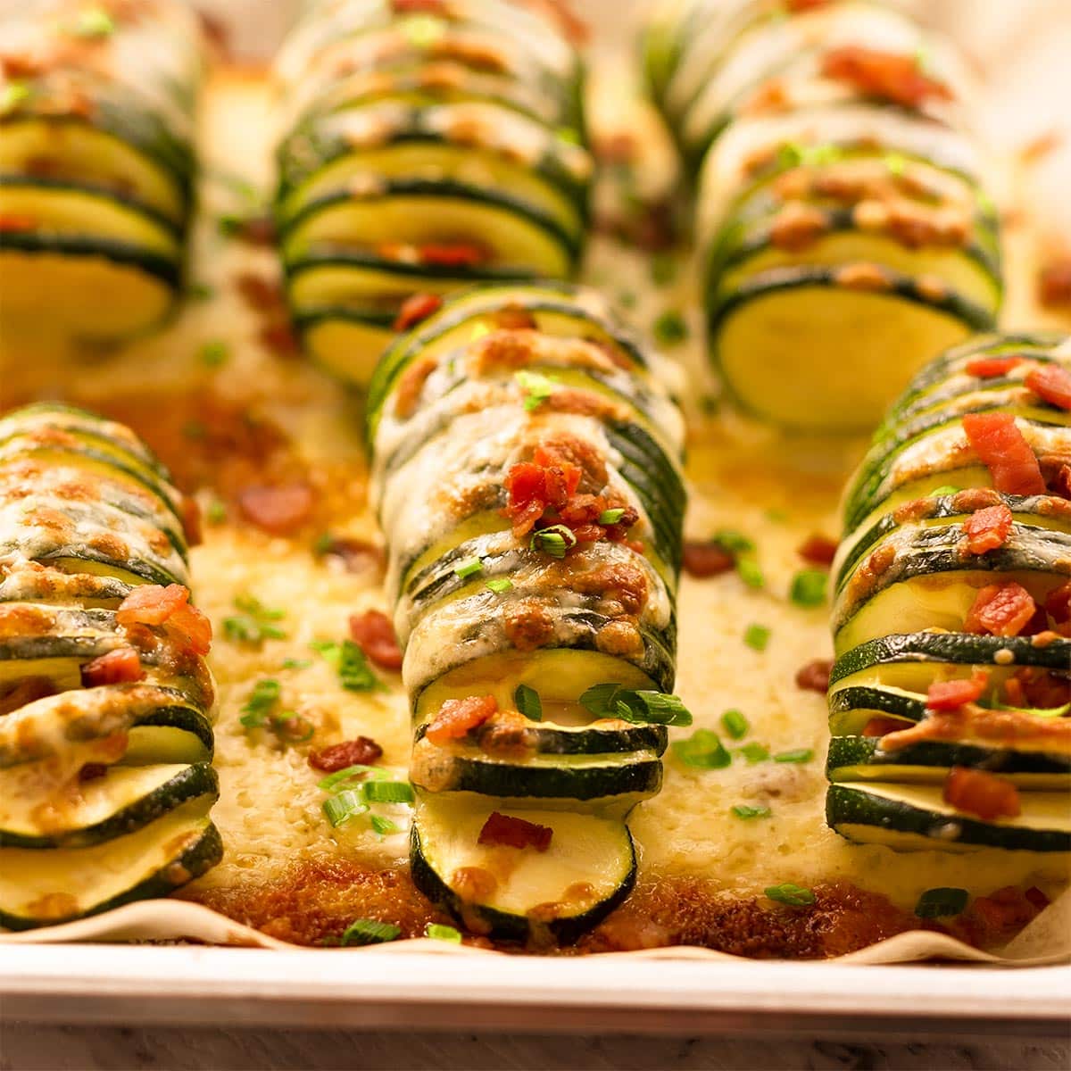 Keto Cheese & Bacon Stuffed Zucchini Recipe My Keto Kitchen