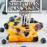 The best keto sheet pan pancakes.