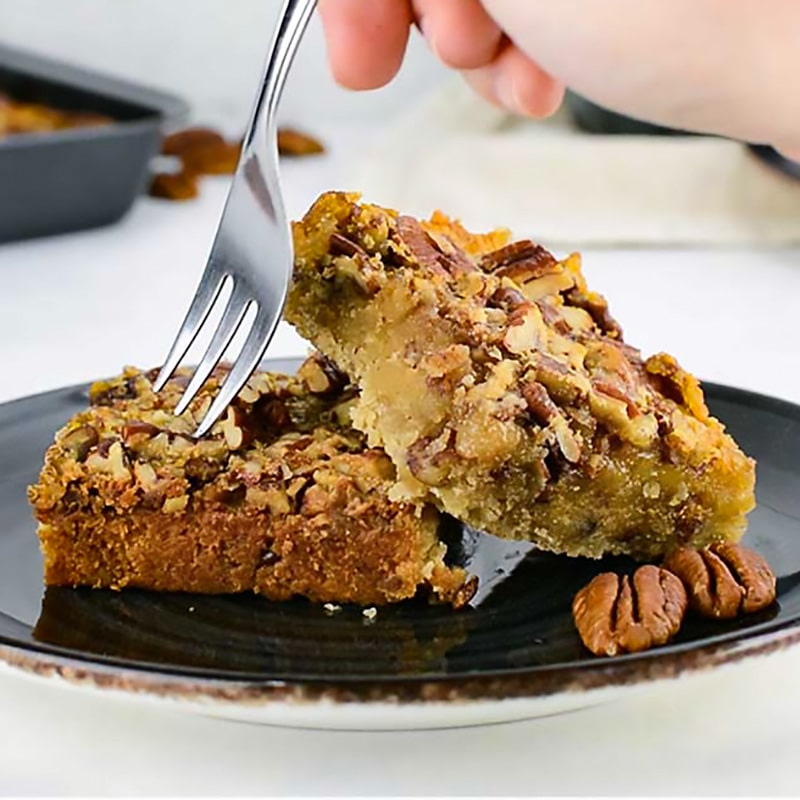 Easy Keto Pecan Bars Recipe Delicious Low Carb Homemade Nut Slice