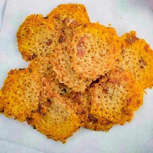 Keto parmesan chips recipe