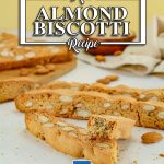 Keto Almond Biscotti on a white table