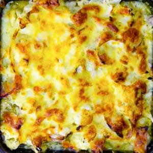 Keto Cauliflower Cheese Bake