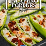 Keto Jalapeno Poppers in a baking tray