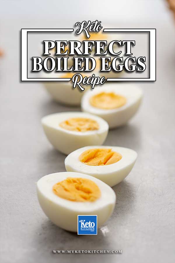 Perfect Boiled Eggs on a grey surface