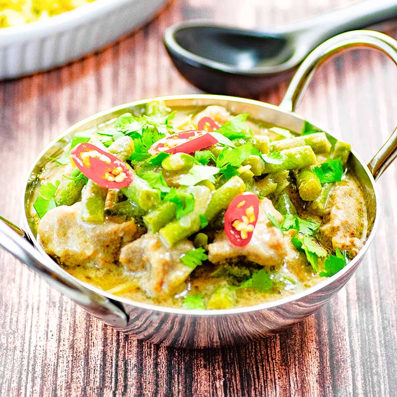 Keto pork curry Thai style