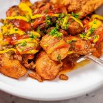 Chili cheese dog casserole.