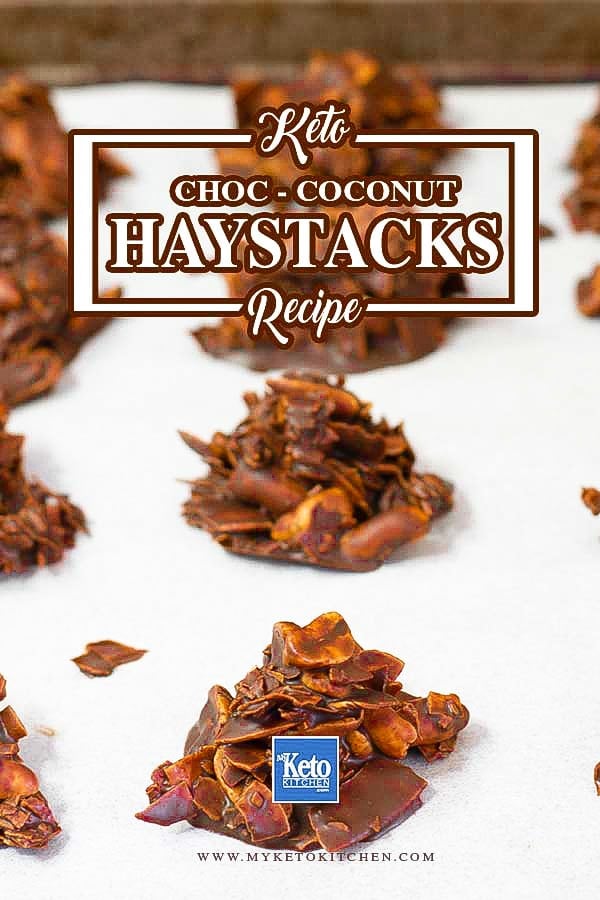 Keto coconut haystack clusters