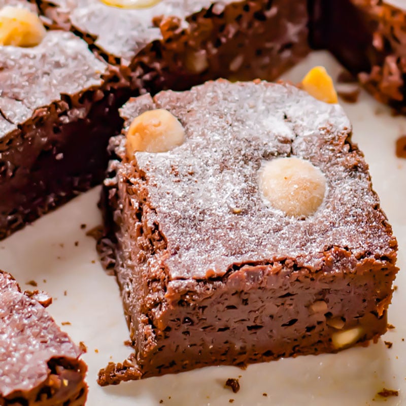 Keto Brownies Recipe Chocolate Macadamia Nut