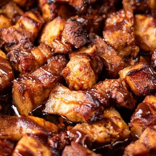 Pork Belly Bites Sweet & Juicy 4 Ingredients