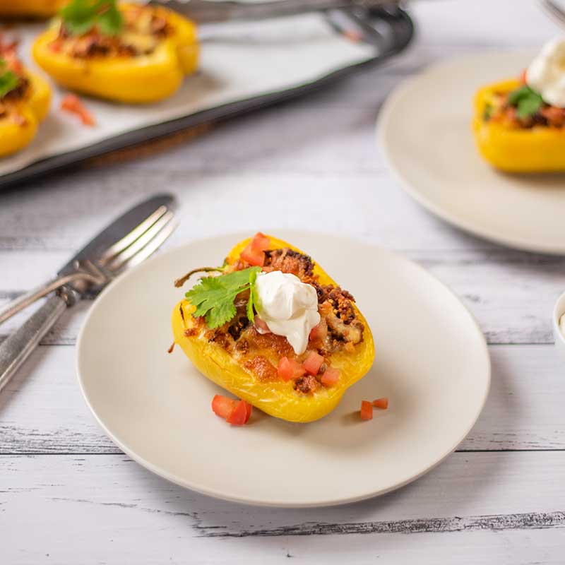 Keto Mexican Beef Peppers
