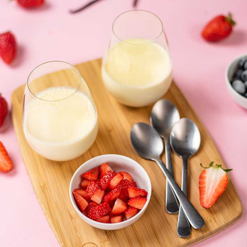 Keto Vanilla Panna Cotta Ingredients