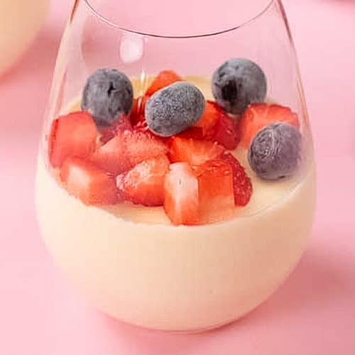 keto panna cotta vanilla flavor