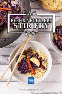 Easy Keto Beef & Cabbage Stir Fry