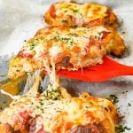 Keto Chicken Parmigiana with Low Carb Breading