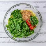Keto Halloumi Couscous Salad Ingredients