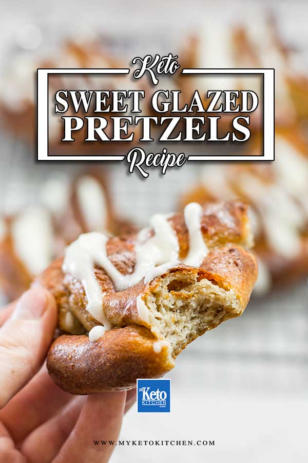 Keto Sweet Glazed Pretzels