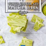 Sugar-Free White Chocolate Matcha Bark