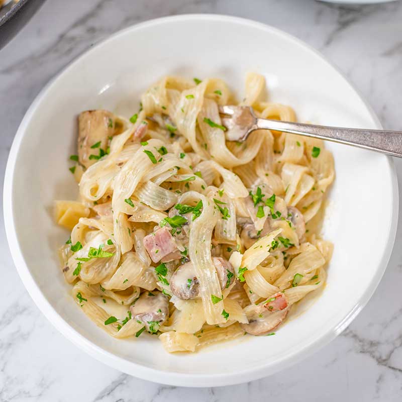 How to make Keto Fettuccine Boscaiola