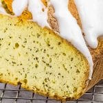 lemon poppy bread loaf