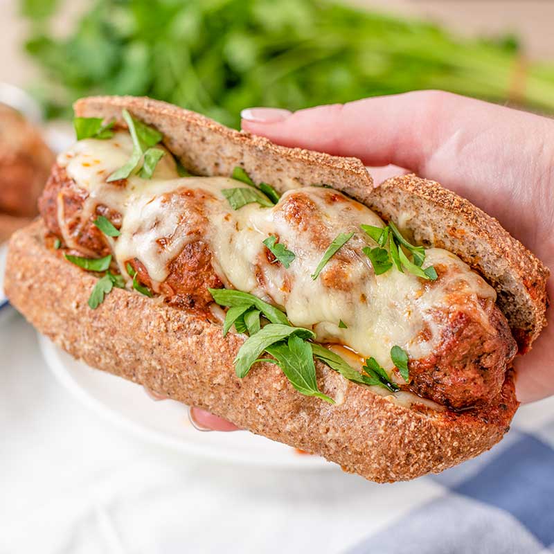 Keto Meatball Subs