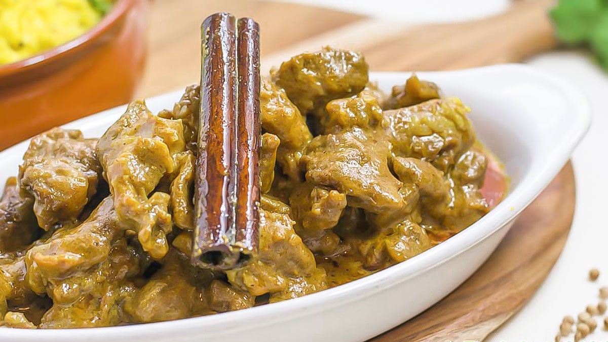Lamb Korma Curry Recipe Keto & LowCarb Mildly Spicy & Tender