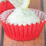 Lemon Poppy Seed Fat Bombs in red cups