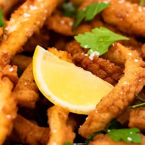 Keto Salt and Pepper Squid