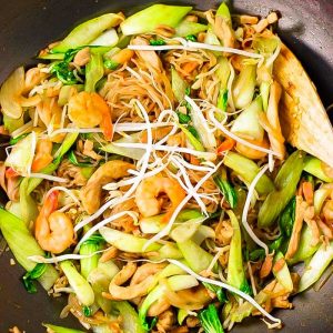 Keto Noodles Singapore Style Stir Fry
